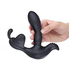 Tapping Tip Triple Stimulation 7 Vibrating Prostate Massager - Sexdoll.Sex