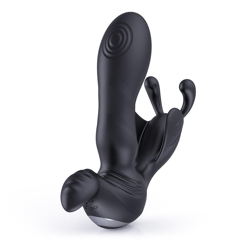 Tapping Tip Triple Stimulation 7 Vibrating Prostate Massager - Sexdoll.Sex