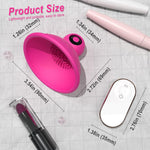 Taza Wireless Vibrating Nipple Sucker Set - Sexdoll.Sex