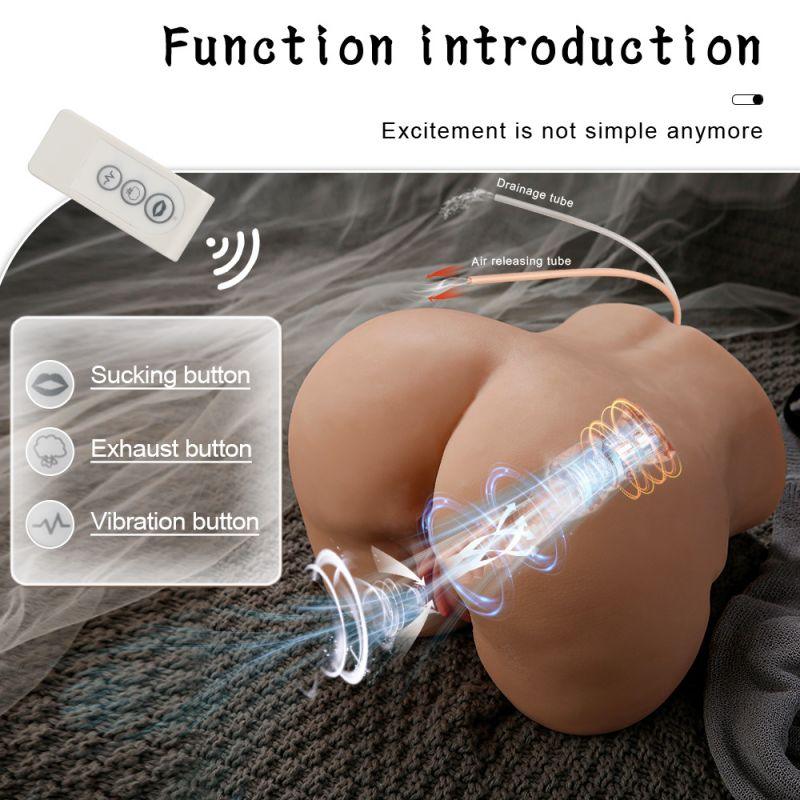 Tempting Temptress - Dual-Function Lifelike Butt Masturbation Toy - Sexdoll.Sex