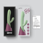 The Coelho - Telescopic Thrusting Silicone Rabbit Vibe with Charging Stand - Sexdoll.Sex