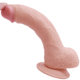 Thick 9 Inch Long Hands-Free Suction Dildo - Sexdoll.Sex