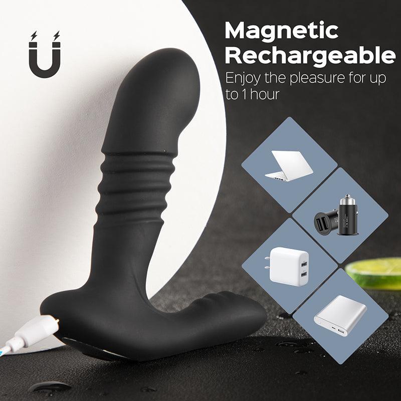 Thrusting Vibrating Prostate & Perineum Massager - Sexdoll.Sex