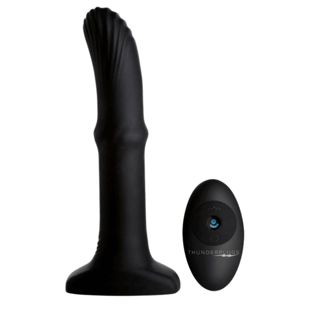 ThunderPlugs Sliding Shaft Anal Plug with Remote Control - Sexdoll.Sex