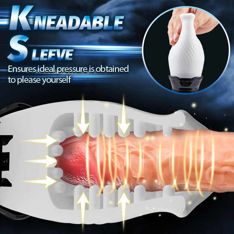 Tornado Handheld 5 Rotating 10 Vibrating Masturbation Cup - Sexdoll.Sex