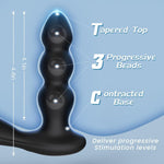 Torne 3 Beads Prostate Massager - 10 Vibrating Butt Plug with Cock Ring - Sexdoll.Sex