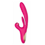 Triple Ecstasy Flapping & Thrusting Vibrator with Clit Sucker | 3-in-1 Pleasure Powerhouse - Sexdoll.Sex