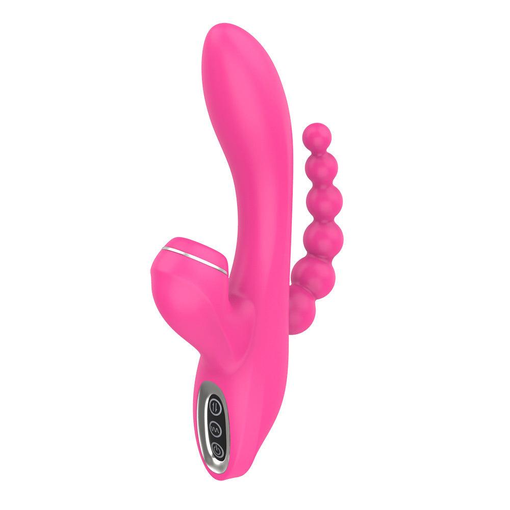 Triple stimulation vibe with oral attachment - Sexdoll.Sex