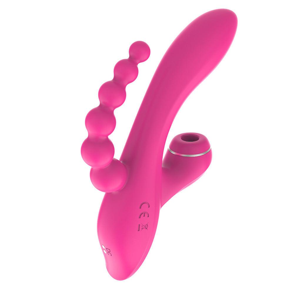 Triple stimulation vibe with oral attachment - Sexdoll.Sex