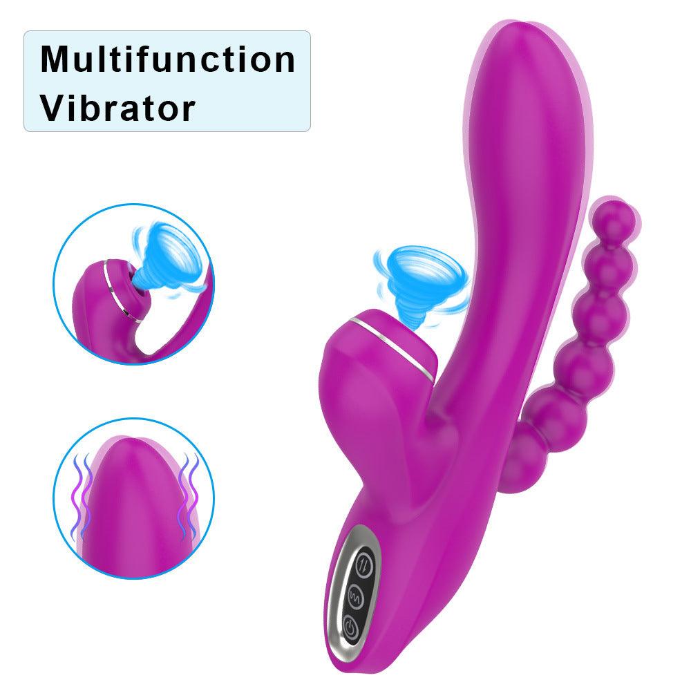 Triple stimulation vibe with oral attachment - Sexdoll.Sex