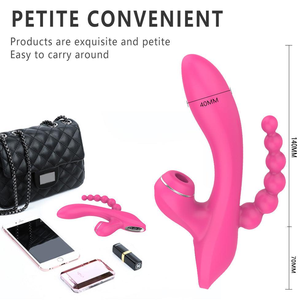 Triple stimulation vibe with oral attachment - Sexdoll.Sex