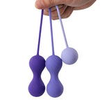 Twin Ball Postpartum Recovery 3-Piece Set 0.09 lbs/0.18 lbs/0.22 lbs Vaginal Training Kegel Balls - Sexdoll.Sex