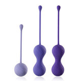 Twin Ball Postpartum Recovery 3-Piece Set 0.09 lbs/0.18 lbs/0.22 lbs Vaginal Training Kegel Balls - Sexdoll.Sex