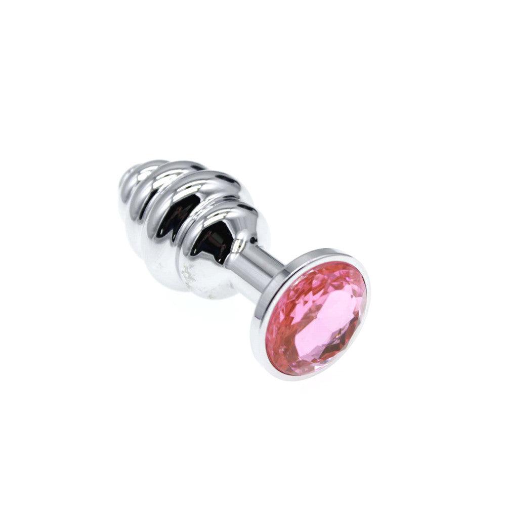 Twisted gem Jeweled metal butt plug - Sexdoll.Sex