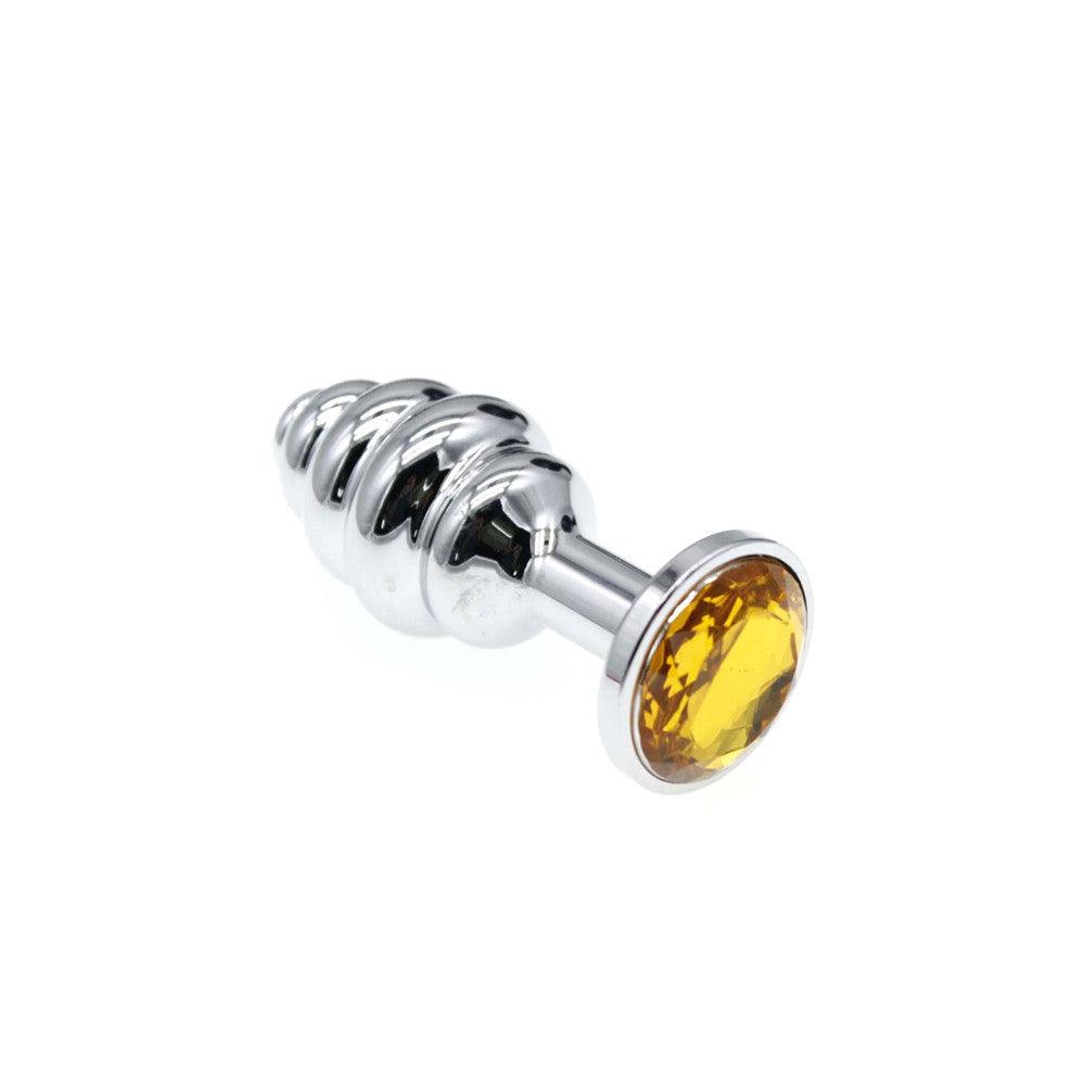 Twisted gem Jeweled metal butt plug - Sexdoll.Sex