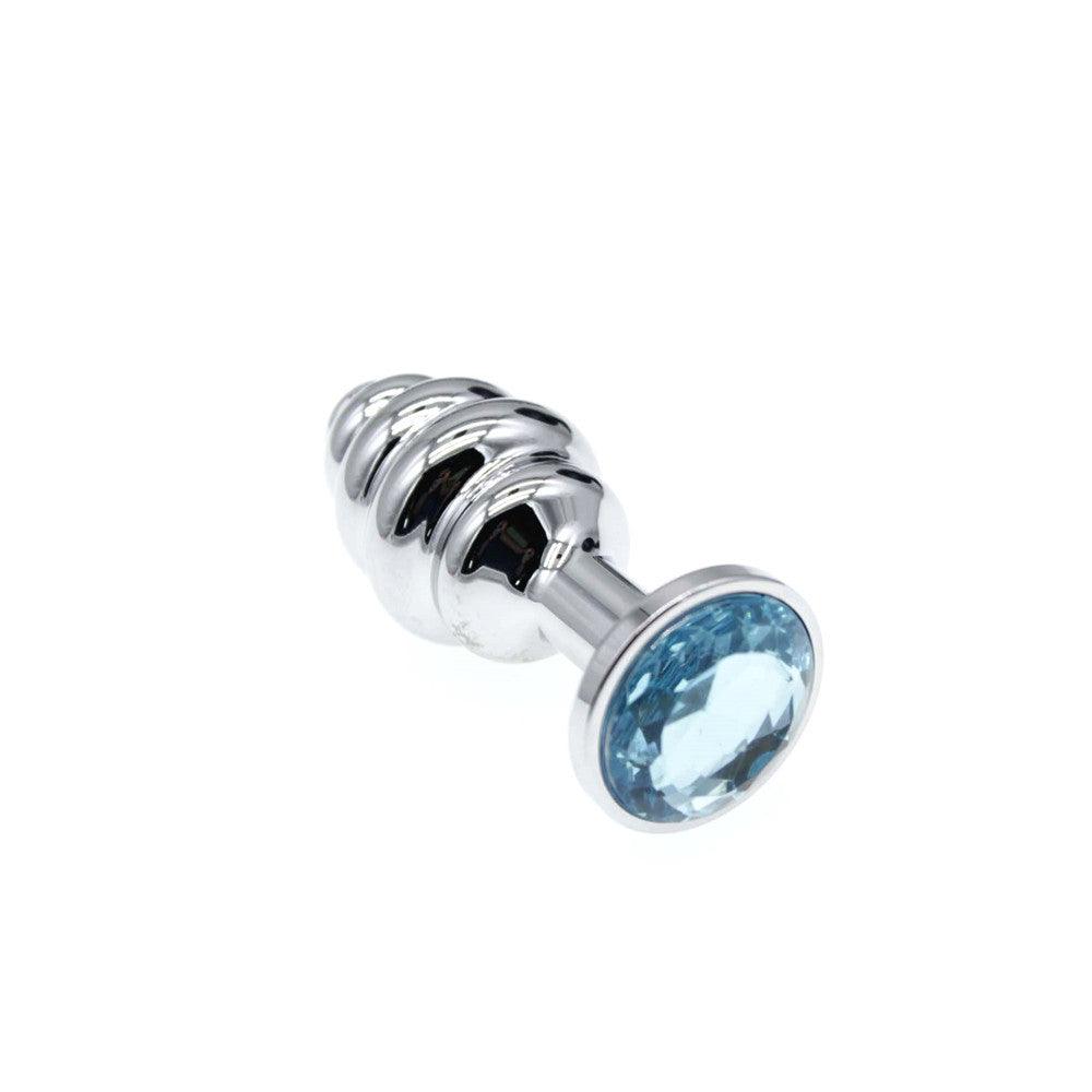 Twisted gem Jeweled metal butt plug - Sexdoll.Sex