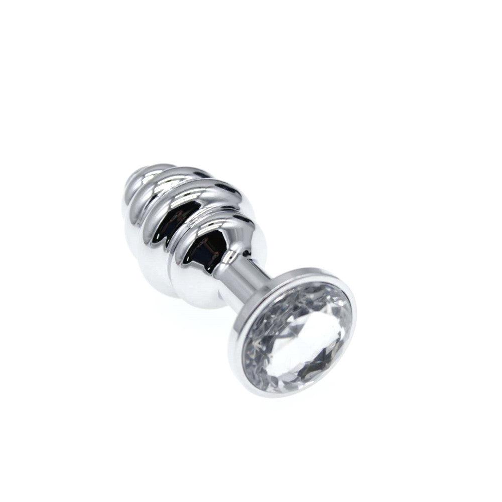 Twisted gem Jeweled metal butt plug - Sexdoll.Sex