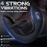 U-REYER APP Control 4 Quiet Vibrations Cock Ring & Prostate Massager - Sexdoll.Sex