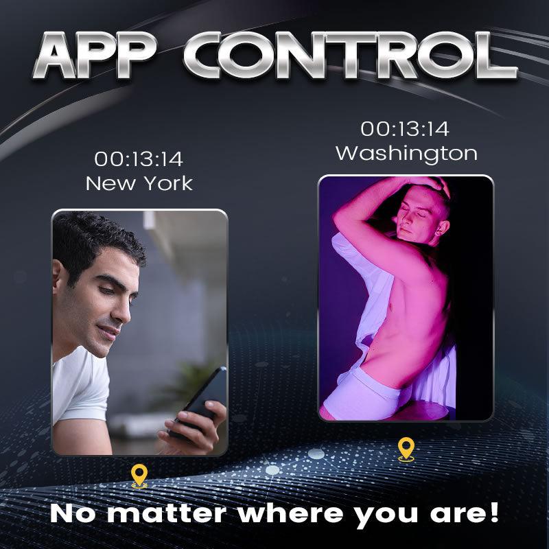 U-REYER APP Control 4 Quiet Vibrations Cock Ring & Prostate Massager - Sexdoll.Sex