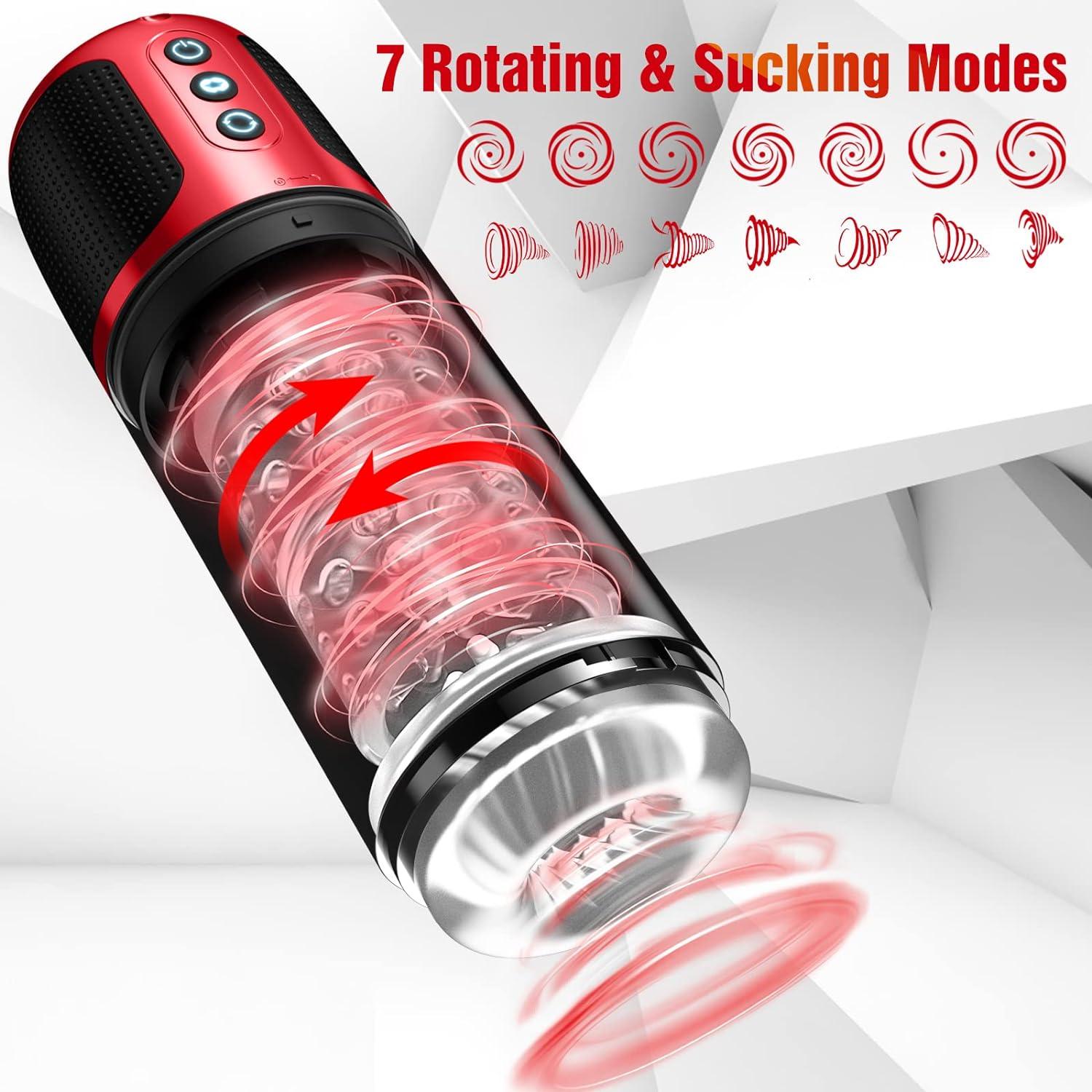 Ultimate Pleasure: 7-Mode Sucking & Rotating Masturbator Cup - Sexdoll.Sex