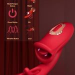 Lips Clit Toy for Solo or Couple's Play - Mimic Oral Sensation - 20 Vibration Settings - Sexdoll.Sex