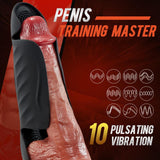 Upgraded 10 Pulse Vibrating Fully Wrapped Glans Trainer - Sexdoll.Sex