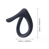 Uri - Black Penis Cock Ring Male Enhancer - Sexdoll.Sex