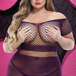 V-Neck Mini Dress - Sexdoll.Sex