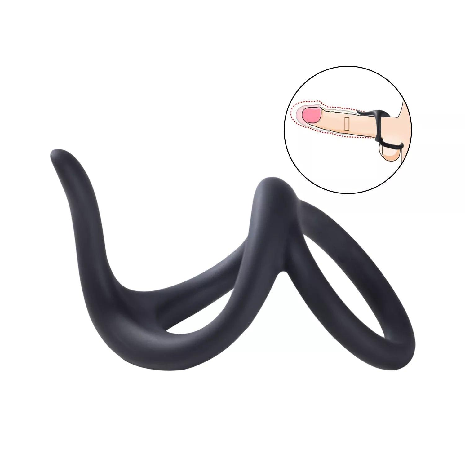 Van Dual Penis Ring: Adjustable Erection Enhancing Cock Ring - Sexdoll.Sex