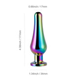 Vase Gem Radiance Curved Metal Gem Butt Plug: Add Glamour to Your Intimate Pleasure - Sexdoll.Sex