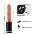 Venus 5.4-Inch Lifelike Silicone Realistic Dildo - 7 Vibrating, 7 Telescoping - Sexdoll.Sex