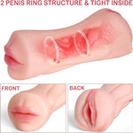 Versatile Double Delight Masturbator - Explore Sensational Stimulation - Sexdoll.Sex