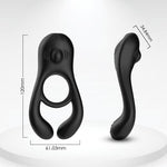 Versatile Mateo Vibrating Cock Ring - Elevate Shared Pleasure - Sexdoll.Sex