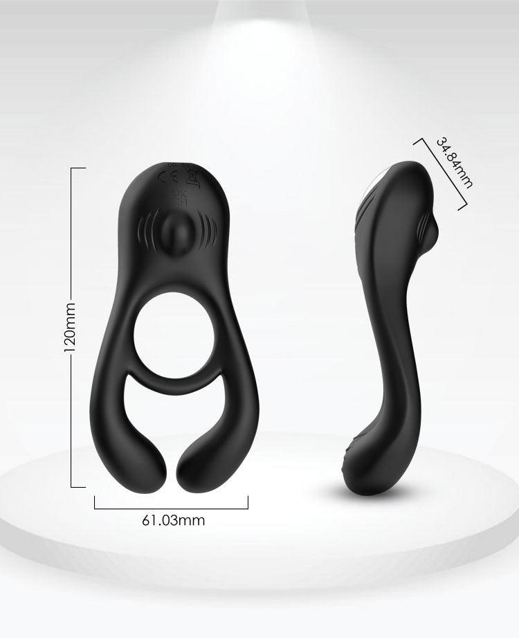 Versatile Mateo Vibrating Cock Ring - Elevate Shared Pleasure - Sexdoll.Sex