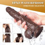 Warren 6 Thrusting 10 Vibrating Rotating Lifelike Dildo 8.7 Inch with Suction Cup - Sexdoll.Sex