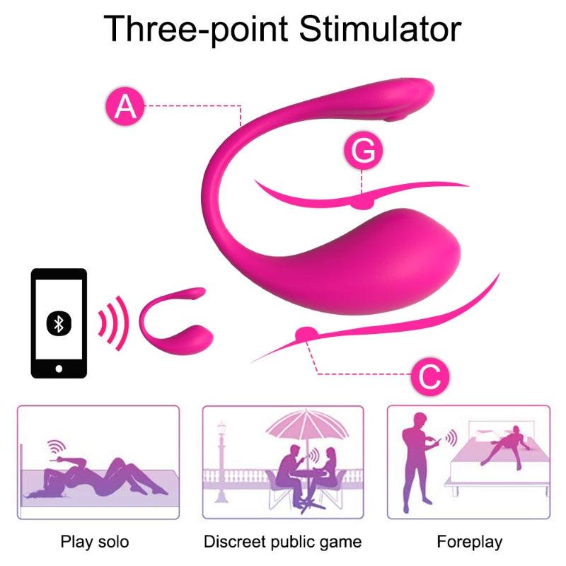 Wearable Egg Vibrator with APP Controll - Sexdoll.Sex