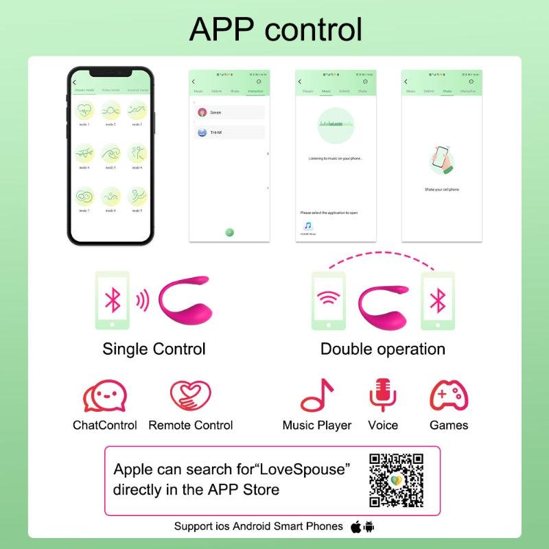 Wearable Egg Vibrator with APP Controll - Sexdoll.Sex