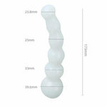 White Jade - Set of 3 Glass Anal Plugs for Custom Pleasure - Sexdoll.Sex