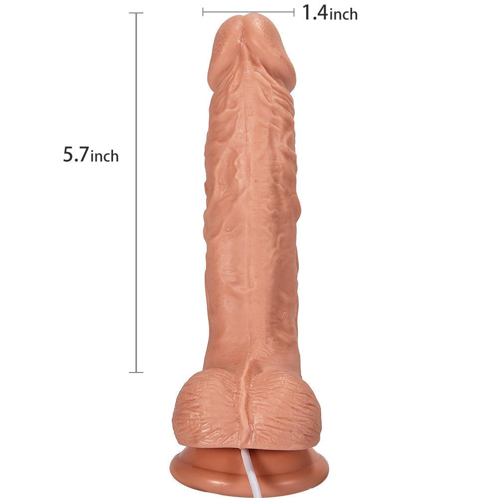 Wired Remote Control Electromagnetic Twitching Heating Dildo - Unleash Pleasure Power - Sexdoll.Sex