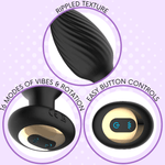 Wireless Rotating & Rim Job Anal Plug - Sexdoll.Sex